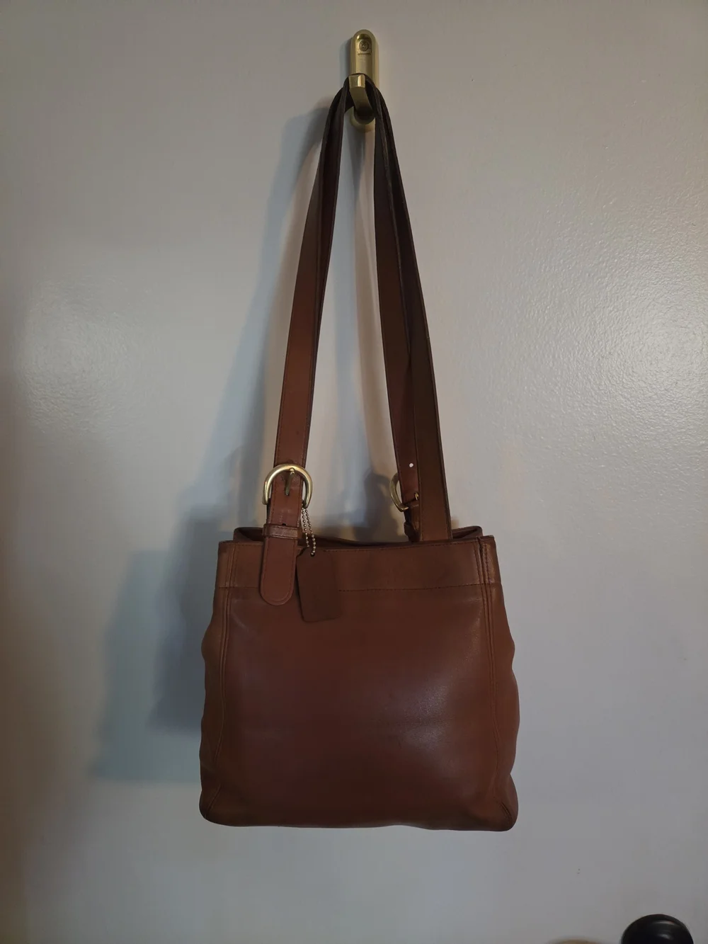1997 COACH 4157 Brown LEATHER Waverly SOHO